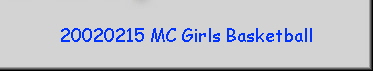 20020215 MC Girls Basketball
