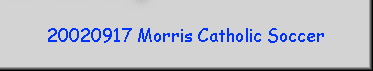 20020917 Morris Catholic Soccer