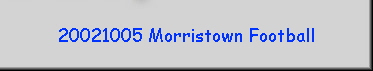 20021005 Morristown Football