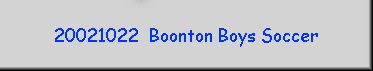 20021022  Boonton Boys Soccer