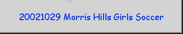 20021029 Morris Hills Girls Soccer